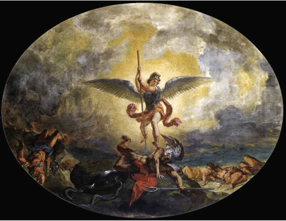 San Miguel defiéndenos del demonio