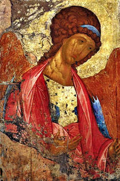 Icono ruso de San Miguel de Andrei Rublev