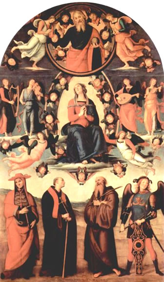 San Miguel Arcángel de Pietro Perugino