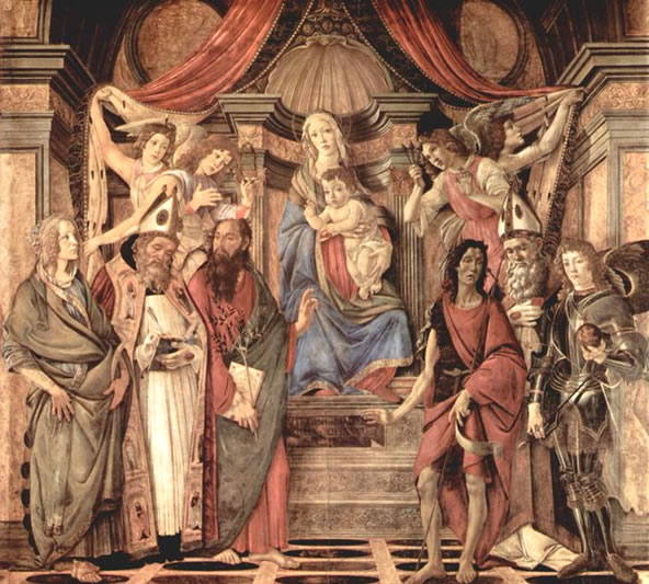 San Miguel Arcángel de Sandro Botticelli