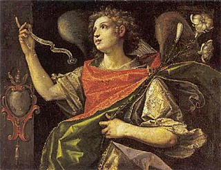 Arcángel Gabriel  por Orsola Maddalena Caccia ( 1596-1676)