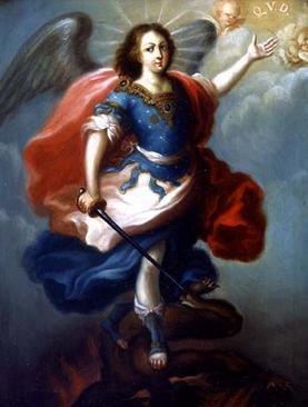 San Miguel Arcángel como el gran vencedor