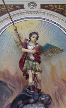 San Miguel Arcángel venciendo al maligno