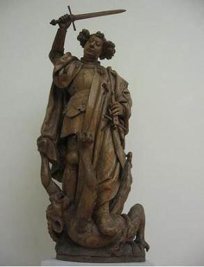 San Miguel Arcángel luchando contra el maligno