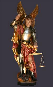 San Miguel Arcángel derrotando a la bestia