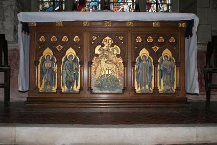 San Miguel Arcángel en el altar mayor