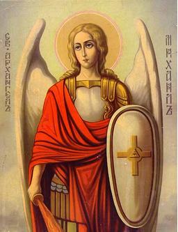 San Miguel Arcángel en contemplación