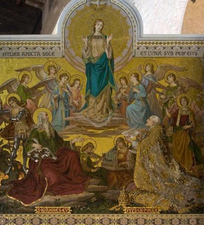 San Miguel Arcángel y la Inmaculada Concepción