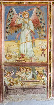 San Miguel Arcángel pesando las almas