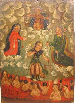 Retablo de San Miguel, Jesus, José y María