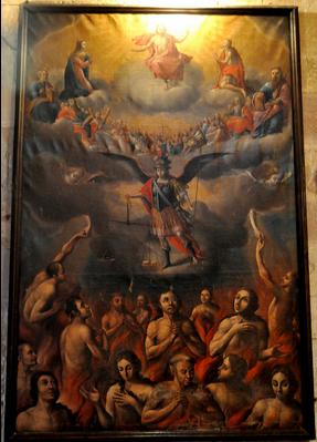 San Miguel Arcángel pesando a las almas