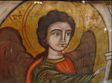 El Arcángel Gabriel en la iglesia de San Jorge