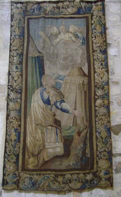 El Arcángel Gabriel y Godofredo de Bouillon