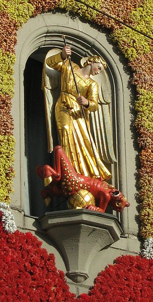 San Miguel Arcángel venciendo al demonio