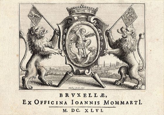 San Miguel Arcángel en el escudo de armas de Bruselas