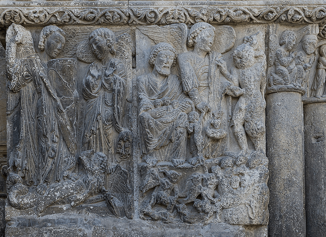 San Miguel Arcángel sometiendo al maligno