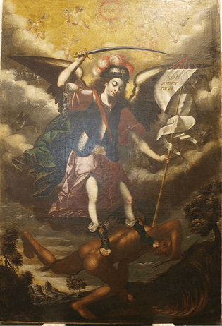 San Miguel Arcángel venciendo a Lucifer