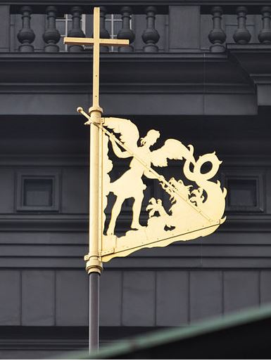 San Miguel Arcángel venciendo a la bestia