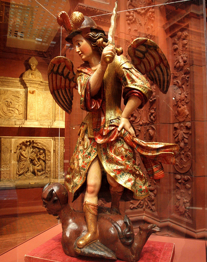 San Miguel Arcángel abatiendo a Lucifer