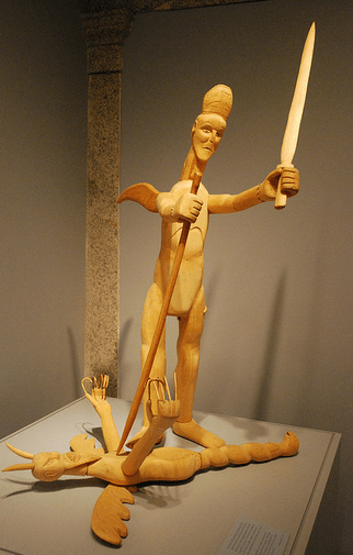 San Miguel Arcángel venciendo a Lucifer