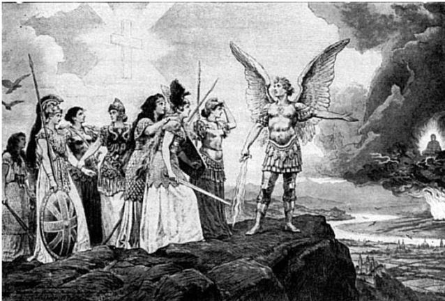 San Miguel Arcángel protegiendo a Europa