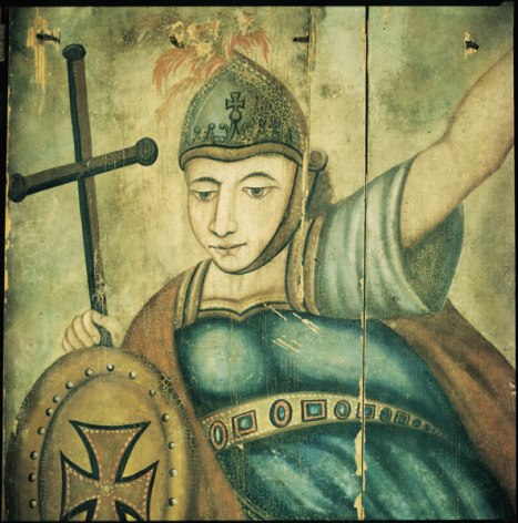 San Miguel Arcángel ubicado en el Museo de Historia de Bielorrusia