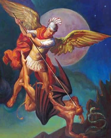 San Miguel Arcángel venciendo a Lucifer