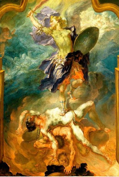San Miguel Arcángel venciendo a Lucifer