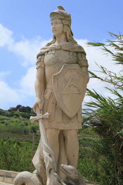 San Miguel Arcángel venciendo a la bestia