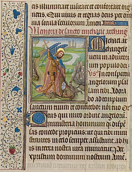 San Miguel Arcángel y el Dragón