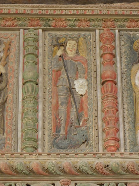 San Miguel Arcángel abatiendo al dragón 2