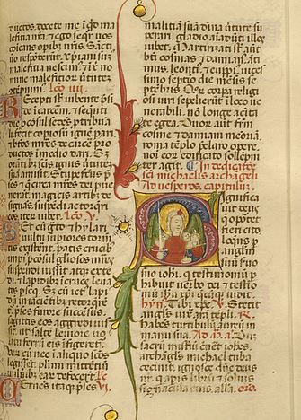 San Miguel Arcángel en el Master of the Vitae Imperatorum