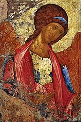 ícono ruso de Miguel Arcángel de Andrei Rublev