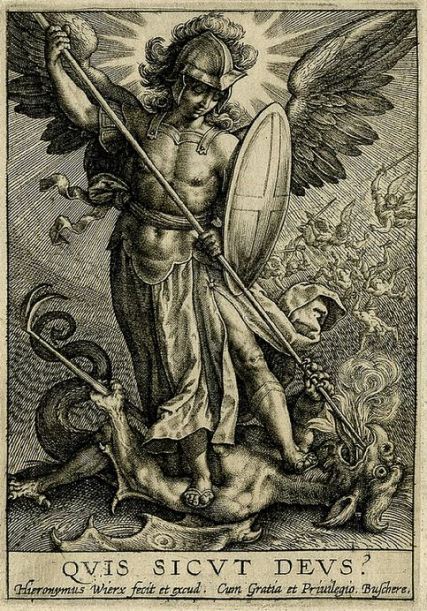 San Miguel Arcángel triunfa sobre el diablo