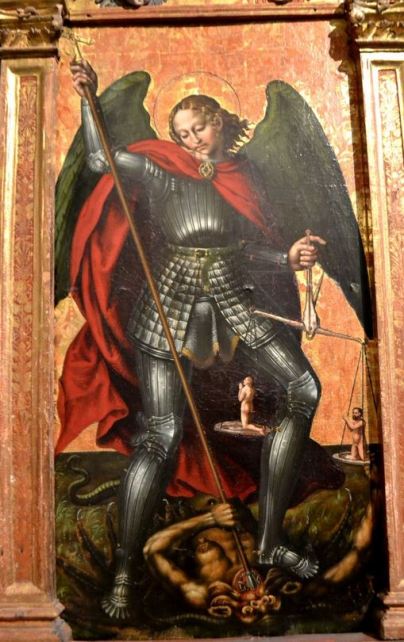 San Miguel Arcángel venciendo al demonio