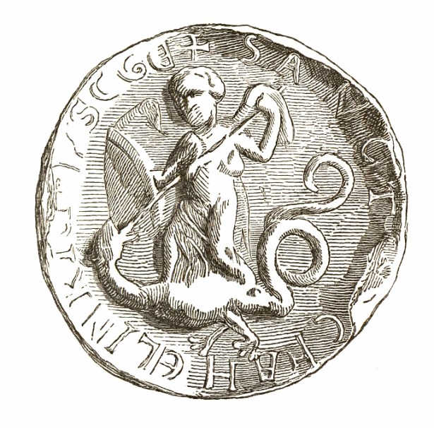 San Miguel Arcángel luchando contra la bestia