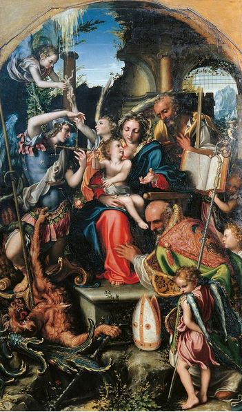 San Miguel Arcángel en el pesaje de almas