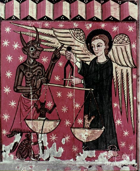 San Miguel Arcángel pesando las almas