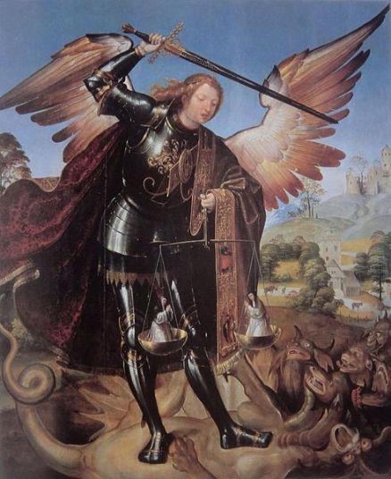 San Miguel Arcángel pesando las almas