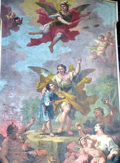 San Miguel Arcángel y el Ángel de la Guardia