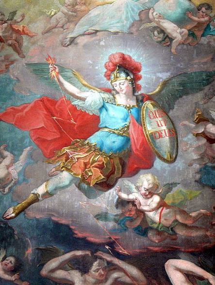 San Miguel Arcángel y la caída de los ángeles