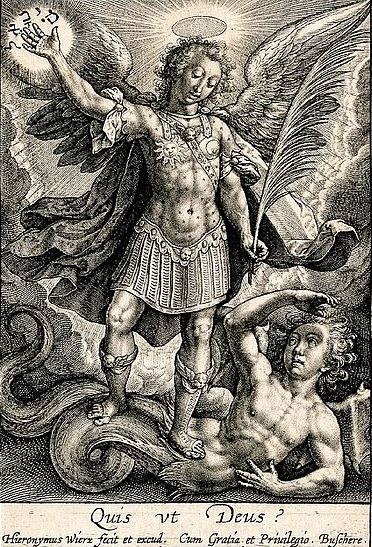 San Miguel Arcángel venciendo al maligno