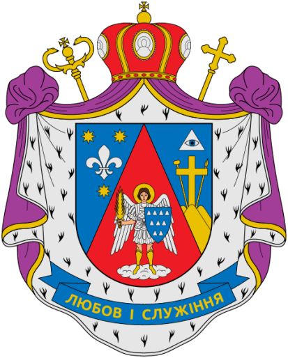 Arcángel San Miguel en escudo de armas