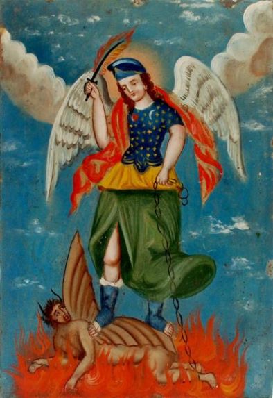 San Miguel Arcángel venciendo al maligno