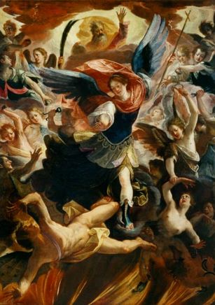 San Miguel venciendo al demonio