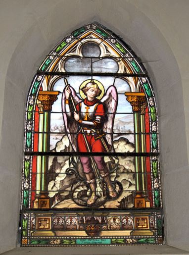 San Miguel Arcángel venciendo al dragón