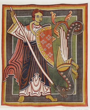 San Miguel derrotando al dragón_1