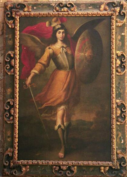 San Miguel triunfante ante el demonio