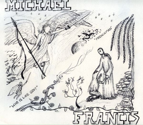 Aparición del Arcángel San Miguel a un hombre francés