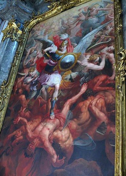 Miguel Arcángel en batalla